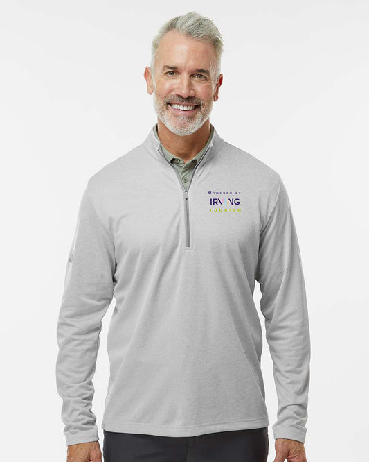 Adidas Men's Space Dyed Quarter-Zip Pullover