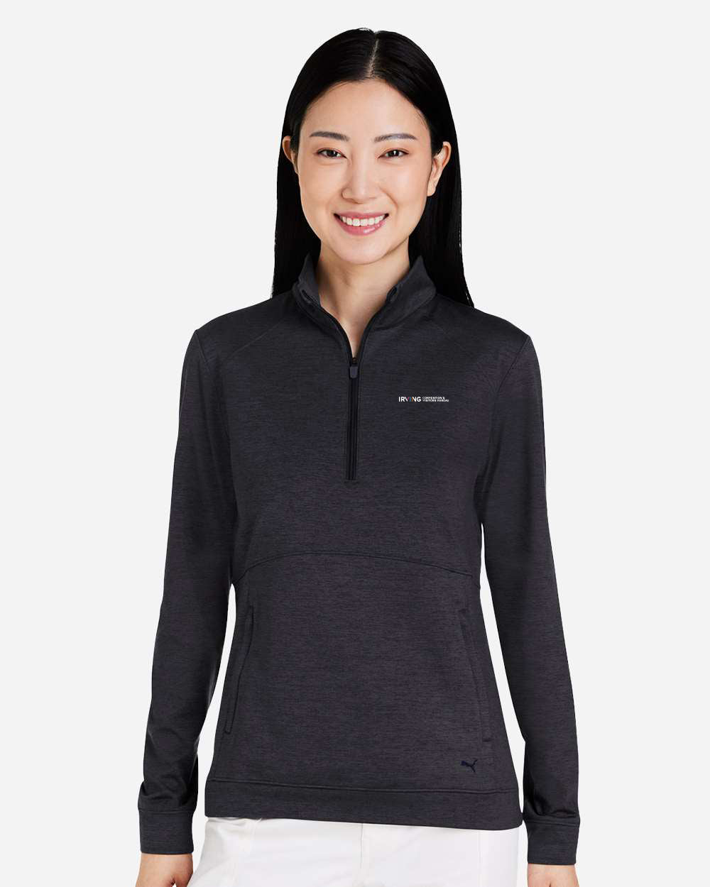 Puma Golf Women's Cloudspun Rockaway Quarter-Zip Pullover