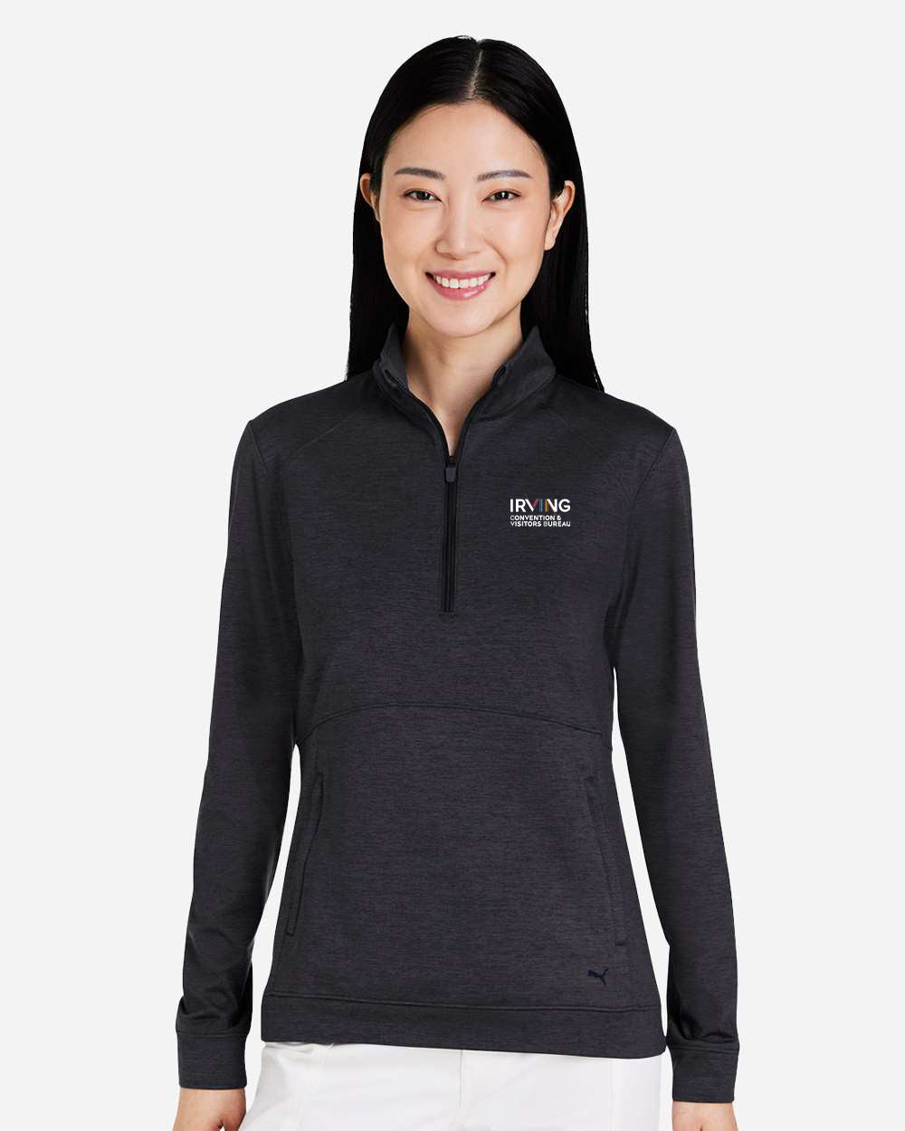 Puma Golf Women's Cloudspun Rockaway Quarter-Zip Pullover